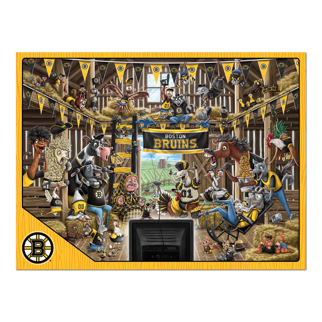 Boston Bruins Barnyard Fans Puzzle - 500 PC