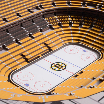 Boston Bruins 25 Layer Arena Art