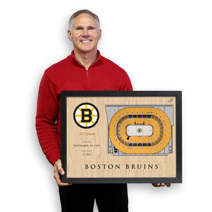 Boston Bruins 25 Layer Arena Art