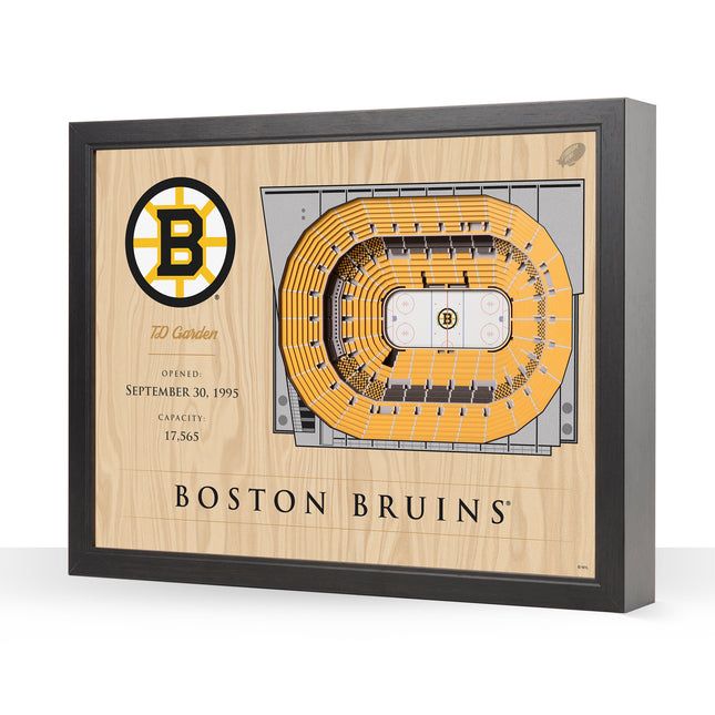 Boston Bruins 25 Layer Arena Art