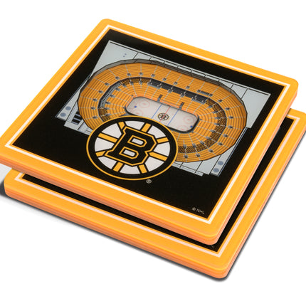 Boston Bruins 3D Stadium View Coasters
