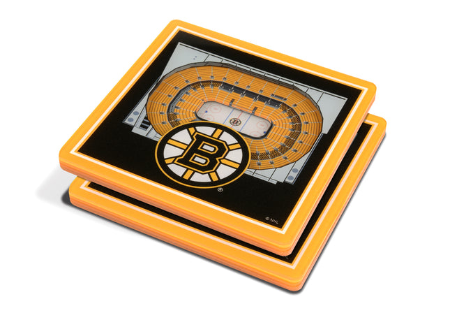 Boston Bruins 3D Stadium View Coasters