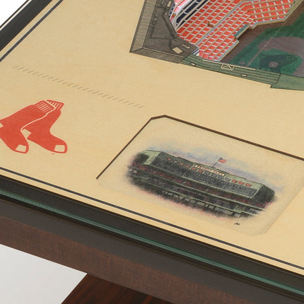 Boston Red Sox 25-Layer StadiumView End Table