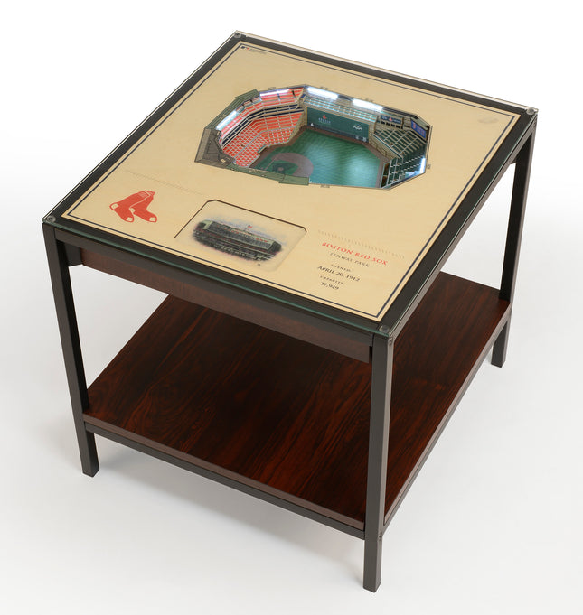 Boston Red Sox 25-Layer StadiumView End Table