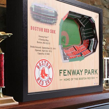 Boston Red Sox 25 Layer Stadium Art