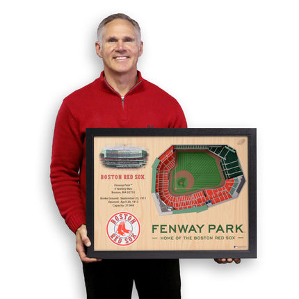 Boston Red Sox 25 Layer Stadium Art