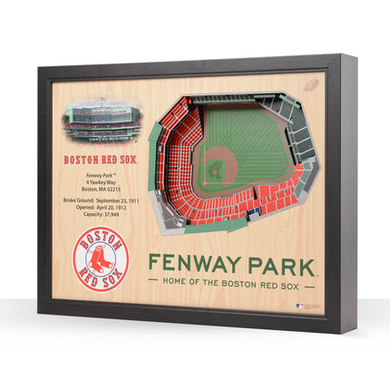 Boston Red Sox 25 Layer Stadium Art