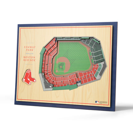 Boston Red Sox 5-Layer 3D StadiumView Wall Art