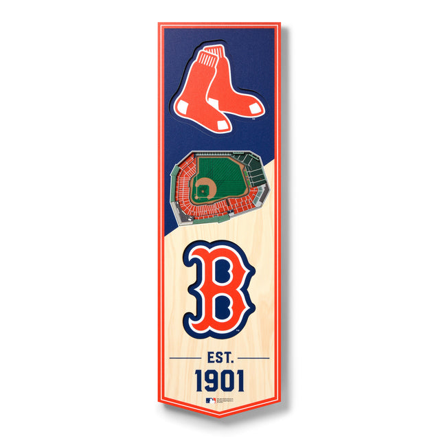 Boston Red Sox 3D Stadium 6x19 Banners