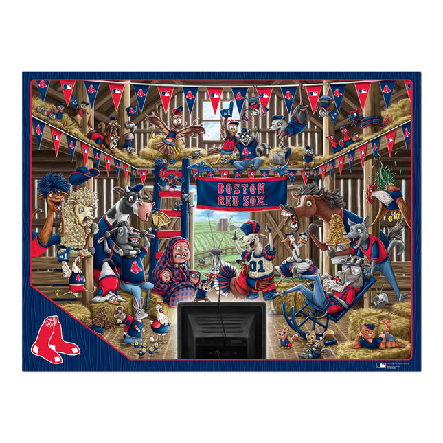 Boston Red Sox Barnyard Fans Puzzle - 500 PC
