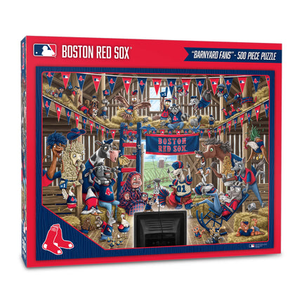 Boston Red Sox Barnyard Fans Puzzle - 500 PC