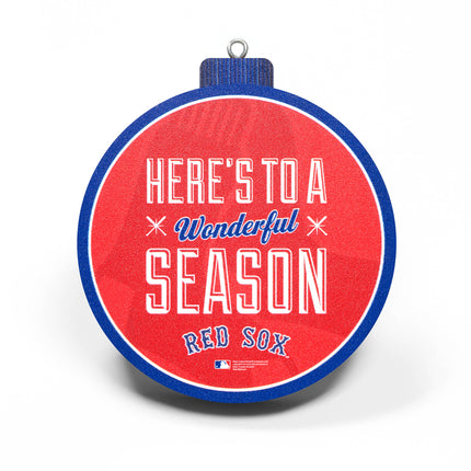 Boston Red Sox 3D Logo Series Ornament