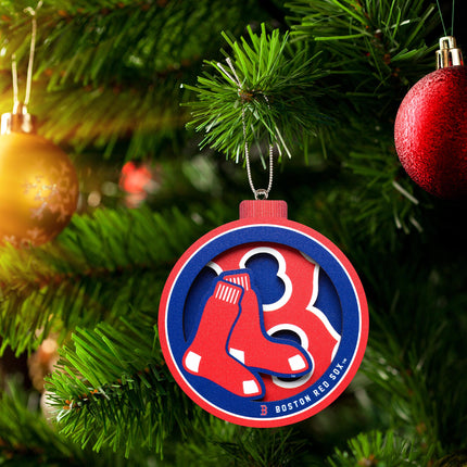 Boston Red Sox 3D Logo Series Ornament
