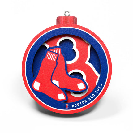 Boston Red Sox 3D Logo Series Ornament