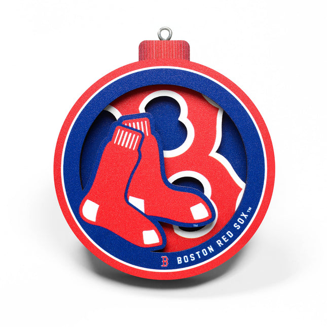 Boston Red Sox 3D Logo Series Ornament