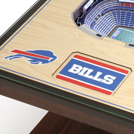 Buffalo Bills 25 Layer Stadium View Lighted End Table
