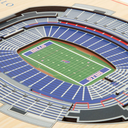 Buffalo Bills 5-Layer 3D StadiumView Wall Art