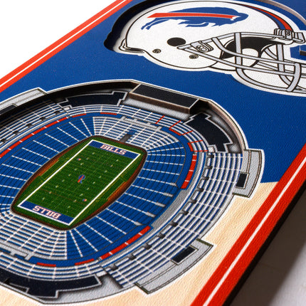 Buffalo Bills 3D Stadium 6x19 Banners
