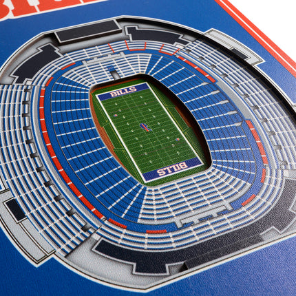 Buffalo Bills 8x32 3D Stadium Banner