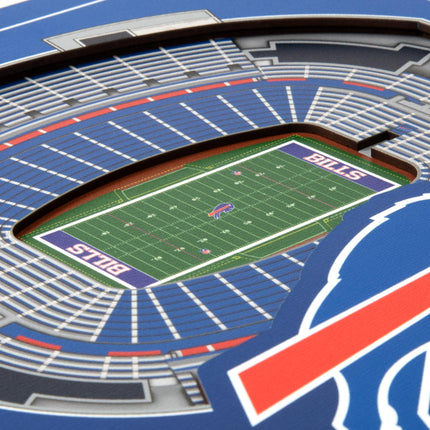 Buffalo Bills 3D StadiumView Wall Art 12x12