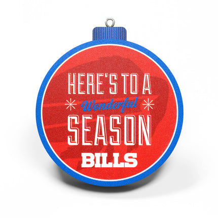 Buffalo Bills 3D Logo Series Ornament