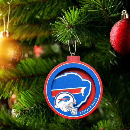 Buffalo Bills 3D Logo Series Ornament