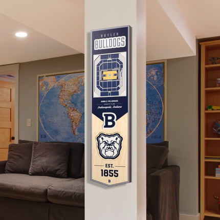 Butler Bulldogs 8x32 3D Stadium Banner