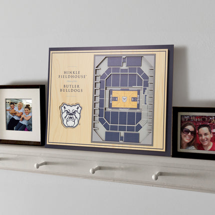 Butler Bulldogs 5-Layer 3D StadiumView Wall Art