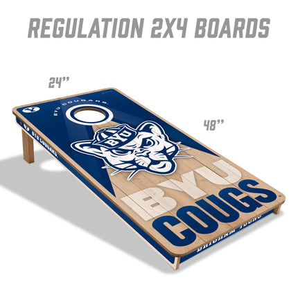 BYU Cougars 2x4 Slogan Series Cornhole Boards