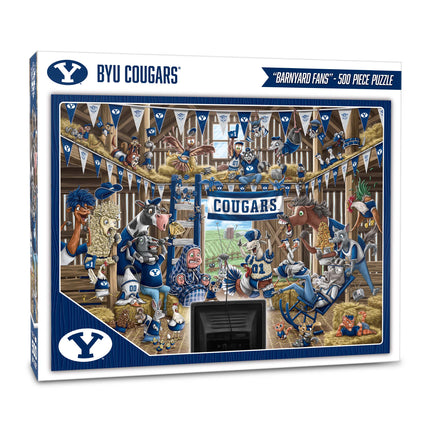 BYU Cougars Barnyard Fans Puzzle - 500 PC