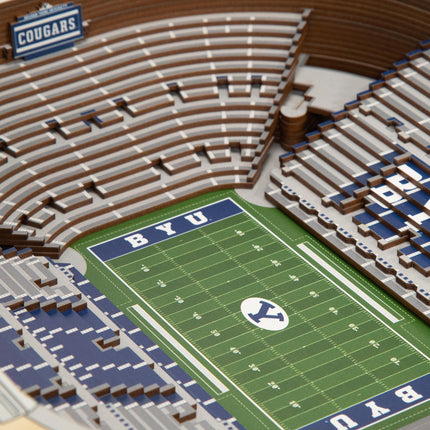 BYU  Cougars 25-Layer StadiumViews 3D Wall Art