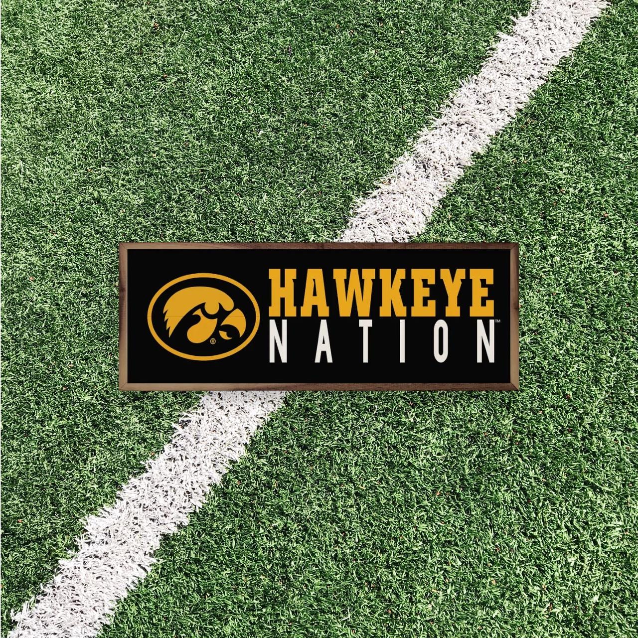 Iowa Hawkeyes Artwork | Iowa Hawkeyes Wall Art (Officially Licensed) Rectangle Rectangle