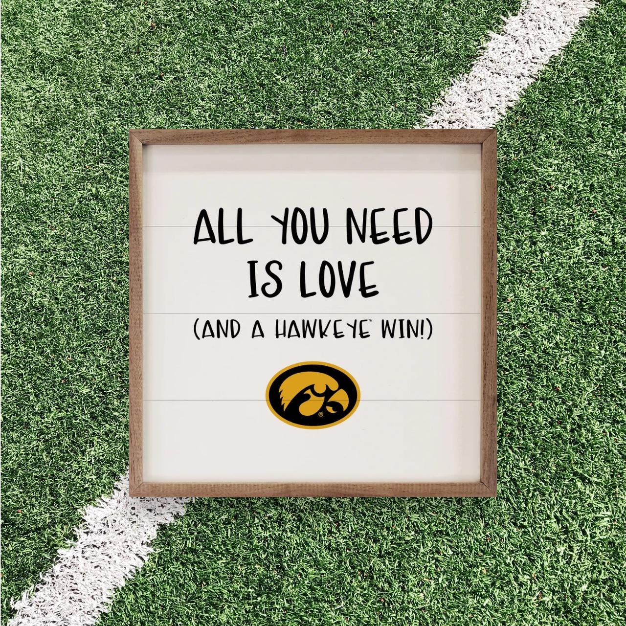 Iowa Hawkeyes Artwork | Iowa Hawkeyes Wall Art (Officially Licensed)Square