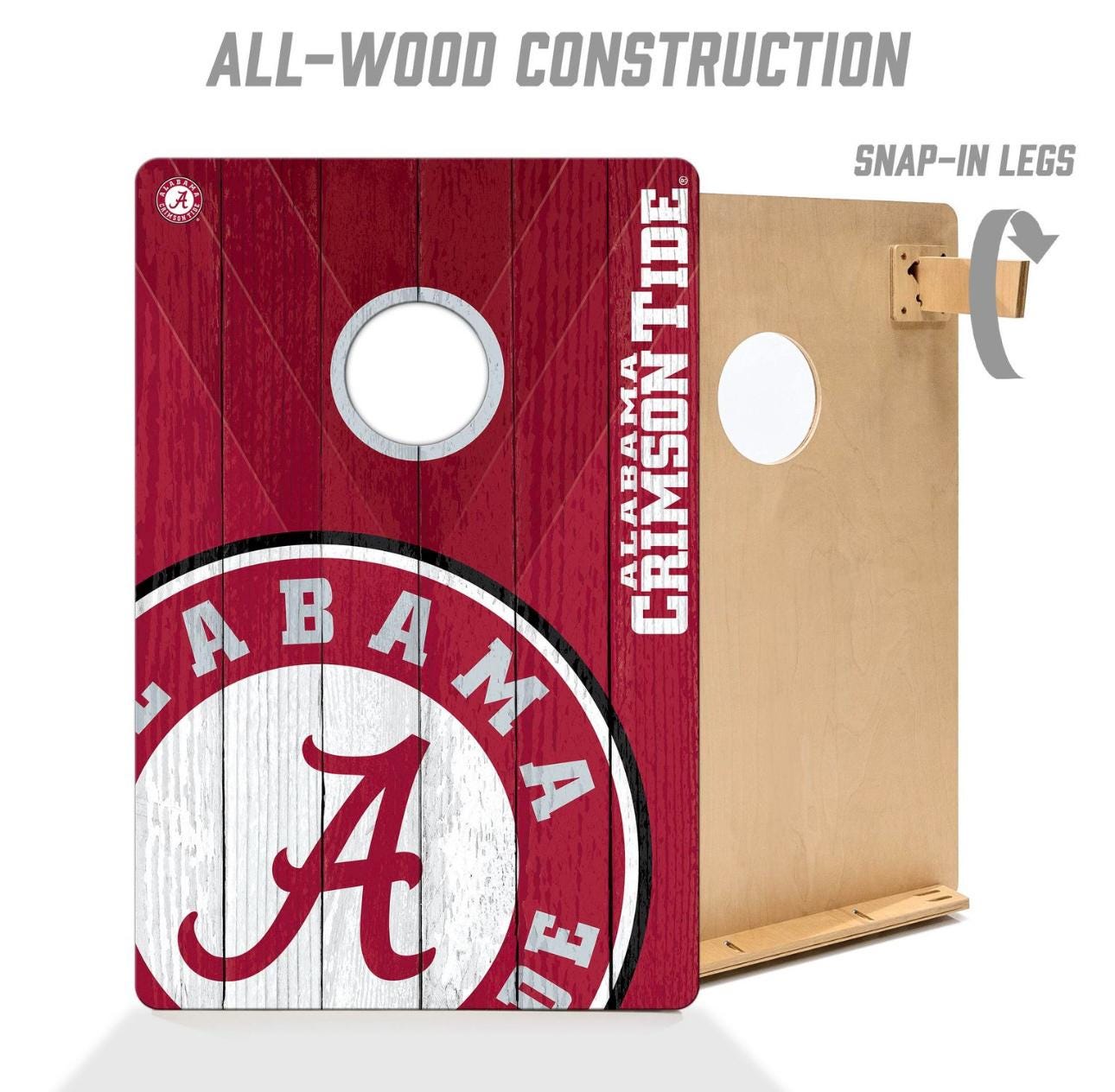 Alabama Crimson Tide Cornhole Boards 2x3 (Officially Licensed)