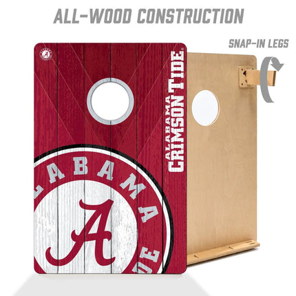 Alabama Crimson Tide Cornhole Boards 2x3 (Officially Licensed)