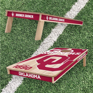 Oklahoma Sooners Cornhole Boards 2x4 (Officially Licensed)