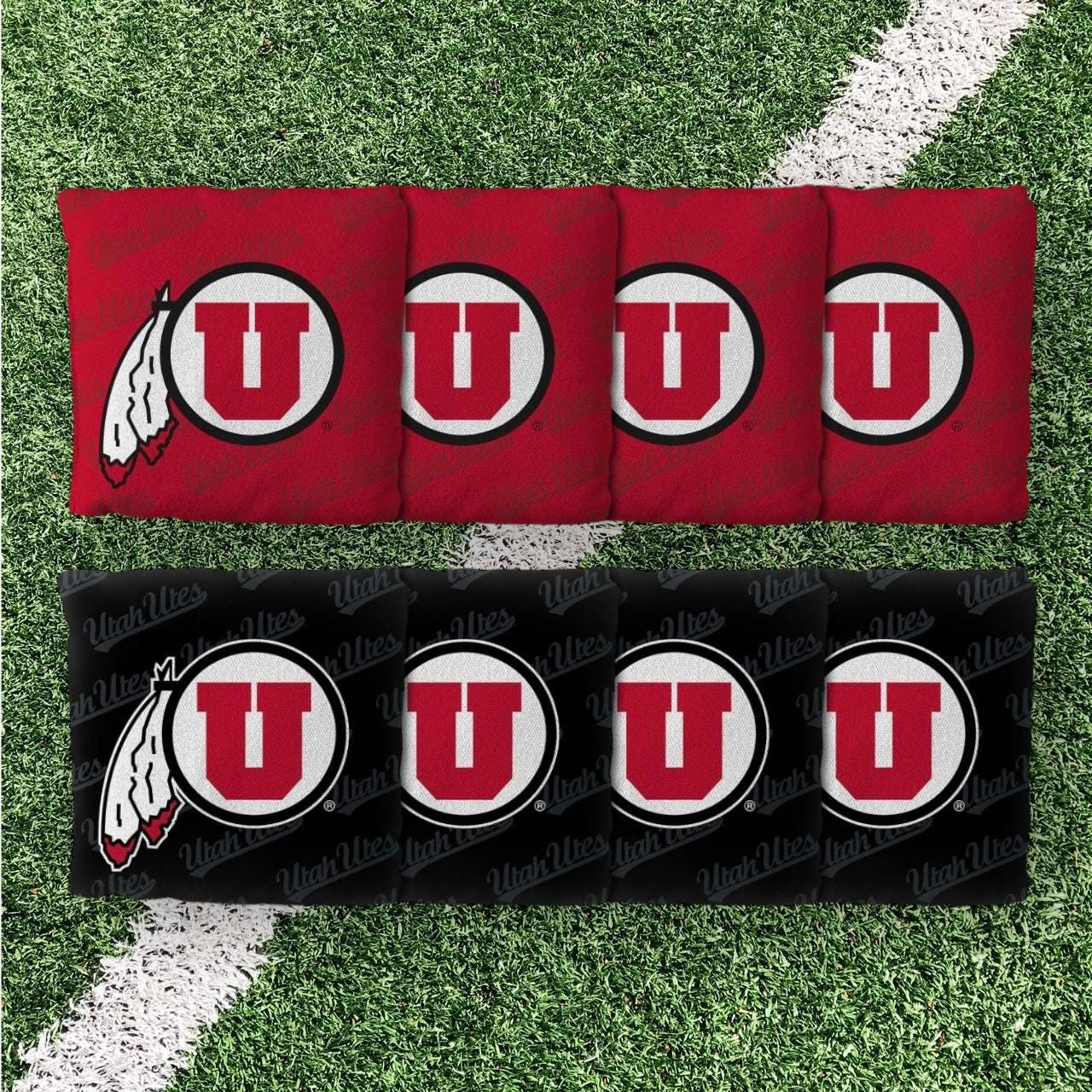 Utah Utes Cornhole Boards 2x4 (Officially Licensed)