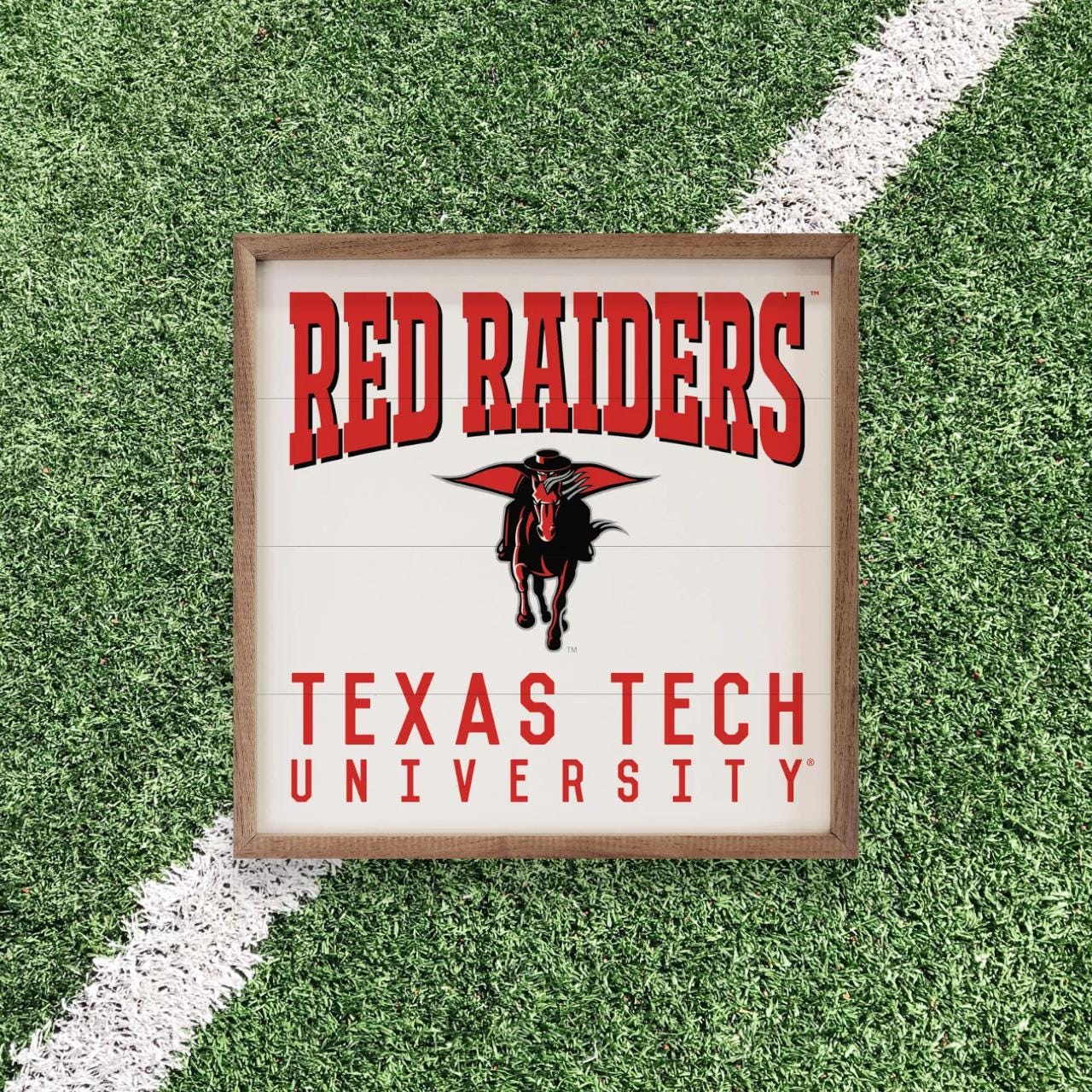 Texas Tech Red Raiders Artwork | Texas Tech Red Raiders  Wall Art (Officially Licensed) Square