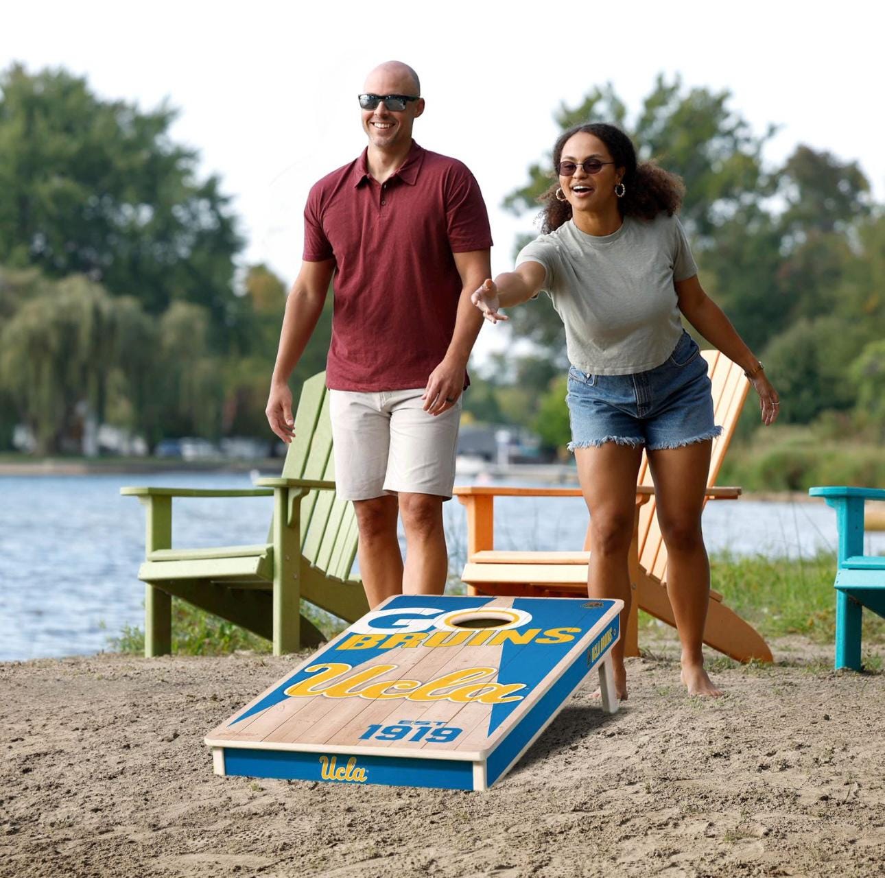 UCLA Bruins Cornhole Boards 2x4 (Officially Licensed)