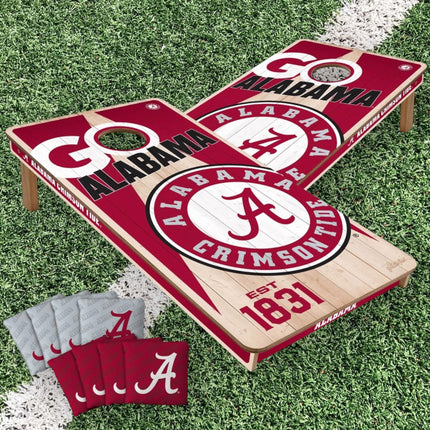 Alabama Crimson Tide Cornhole Boards 2x4 (Officially Licensed)