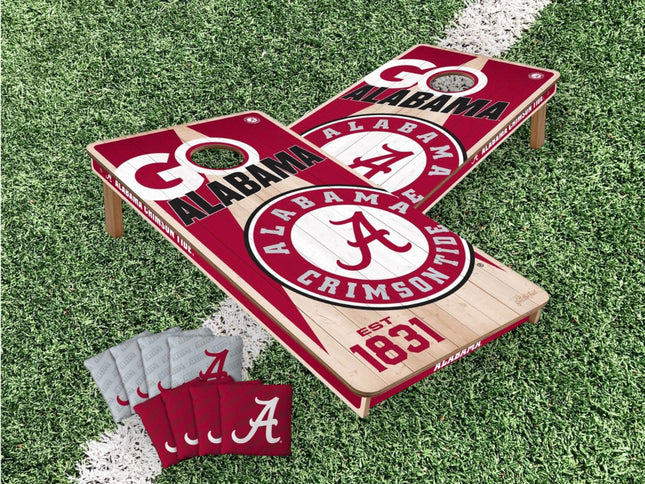 Alabama Crimson Tide Cornhole Boards 2x4 (Officially Licensed)