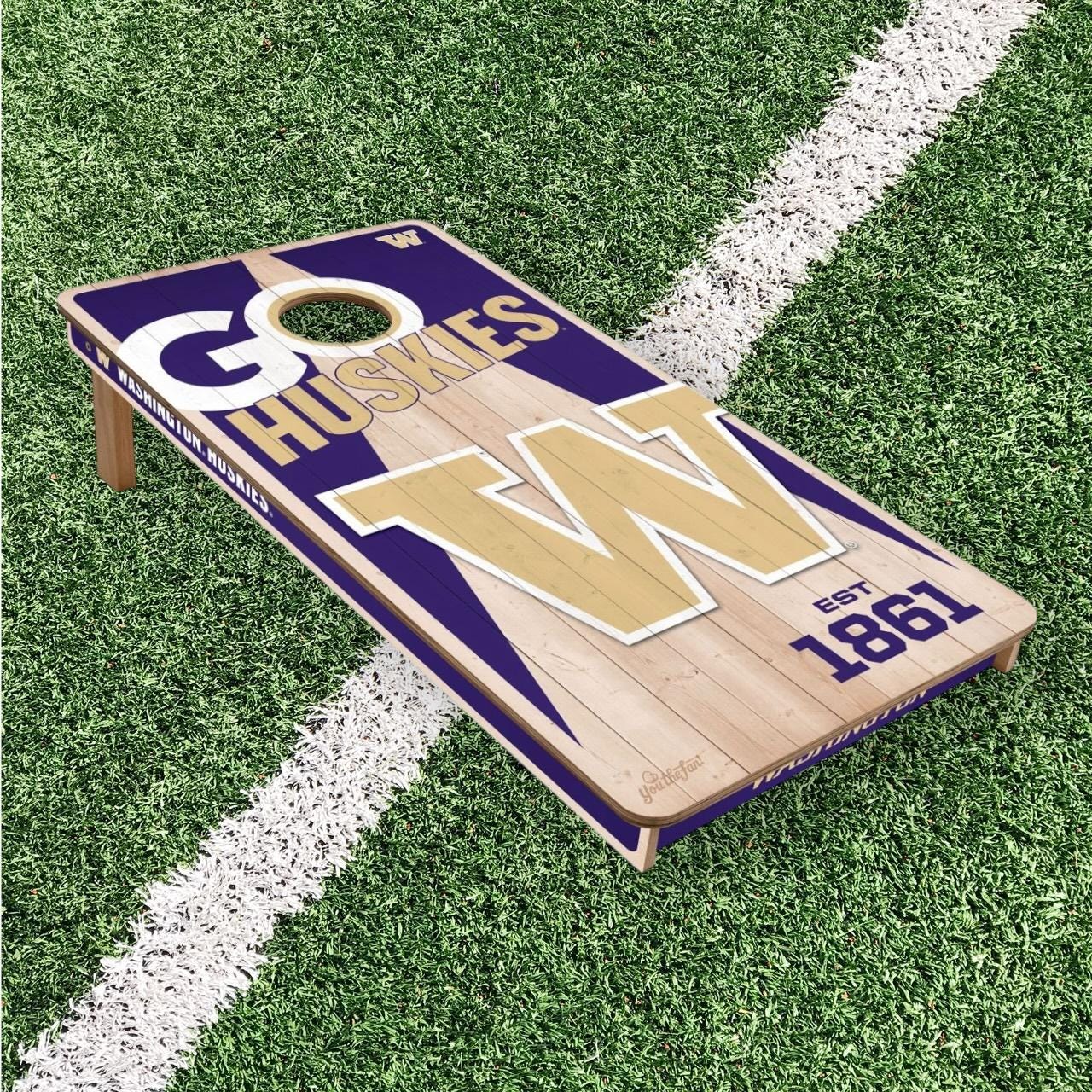 Washington Huskies Cornhole Boards 2x4 (Officially Licensed)