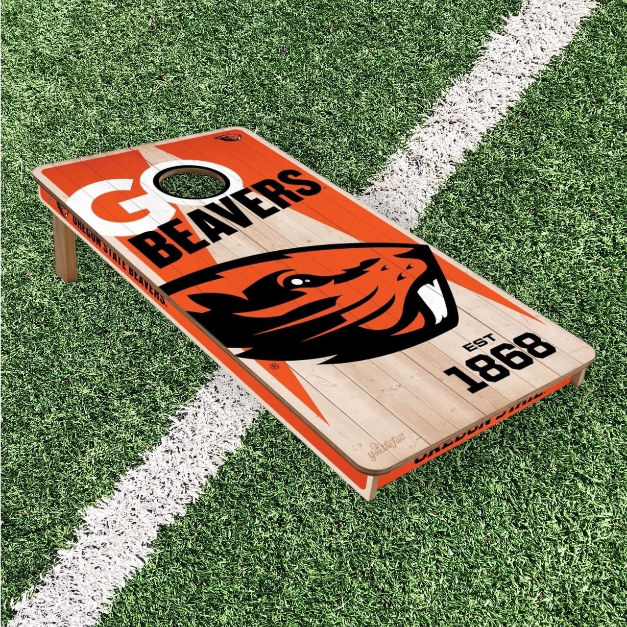 Oregon State Beavers Cornhole Boards 2x4 (Officially Licensed)