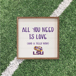 Load image into Gallery viewer, LSU Tigers Artwork | LSU Tigers Wall Art (Officially Licensed)Square
