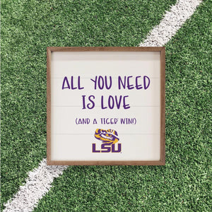 LSU Tigers Artwork | LSU Tigers Wall Art (Officially Licensed)Square