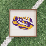 Load image into Gallery viewer, LSU Tigers Artwork | LSU Tigers Wall Art (Officially Licensed)Square
