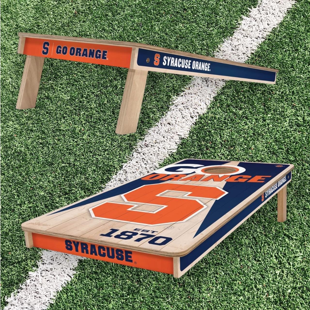 Syracuse Orange Cornhole Boards 2x4 (Officially Licensed)