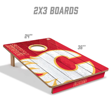 Calgary Flames 2x3 Cornhole Boards