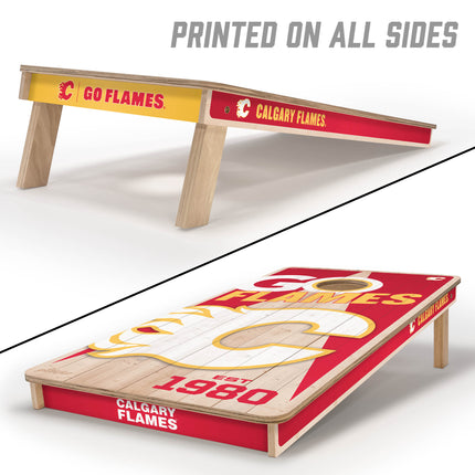 Calgary Flames 2x4 Cornhole