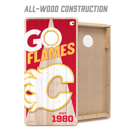 Calgary Flames 2x4 Cornhole